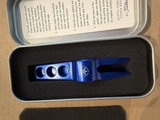 Rare Scotty Cameron 7 Point Crown Blue Pivot/Divot Tool  NEW IN ORIGINAL TIN