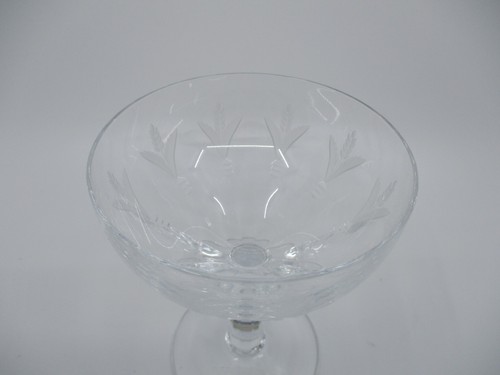 WILLIAM YEOWARD ELEANOR CHAMPAGNE GLASS -5 3/4" x 4 3/8" 0508H - Picture 2 of 2