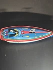 Vintage Schylling Collector Series Tin Speedboat Fireball WORKS NEW CONDITION