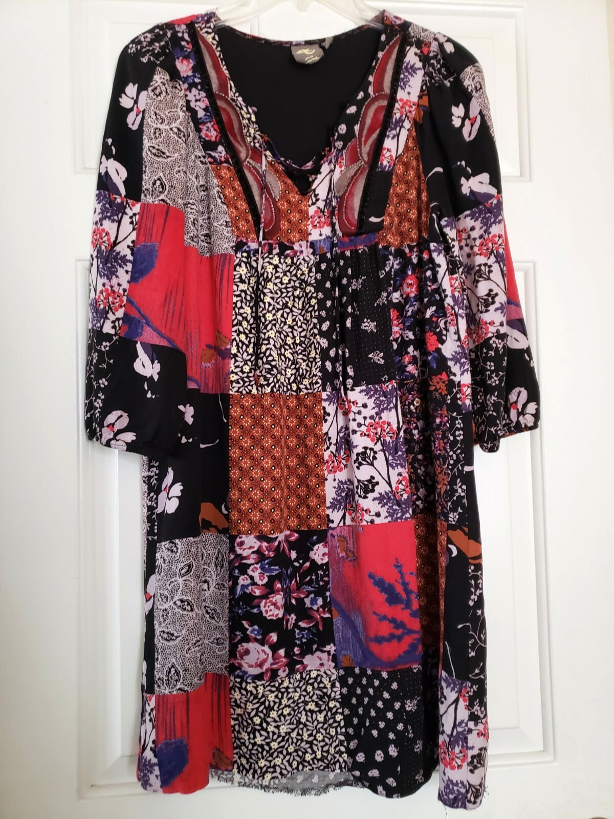 ANTHROPOLOGIE Dress Patchwork Practical Magic One… - image 11