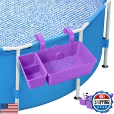 Jingmore 1 Set 2025 Poolside Storage Basket Outdoor Above Ground Pool Accesso