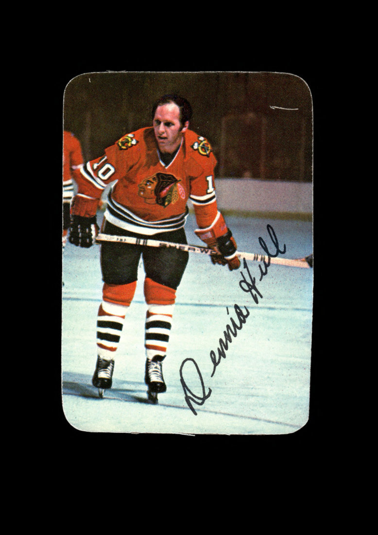 1976-77 Topps Glossy Set-Break # 16 Dennis Hull EX-EXMINT *GMCARDS*