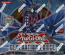 YUGIOH GENERATION FORCE 1ST EDITION BOOSTER BOX BLOWOUT CARDS