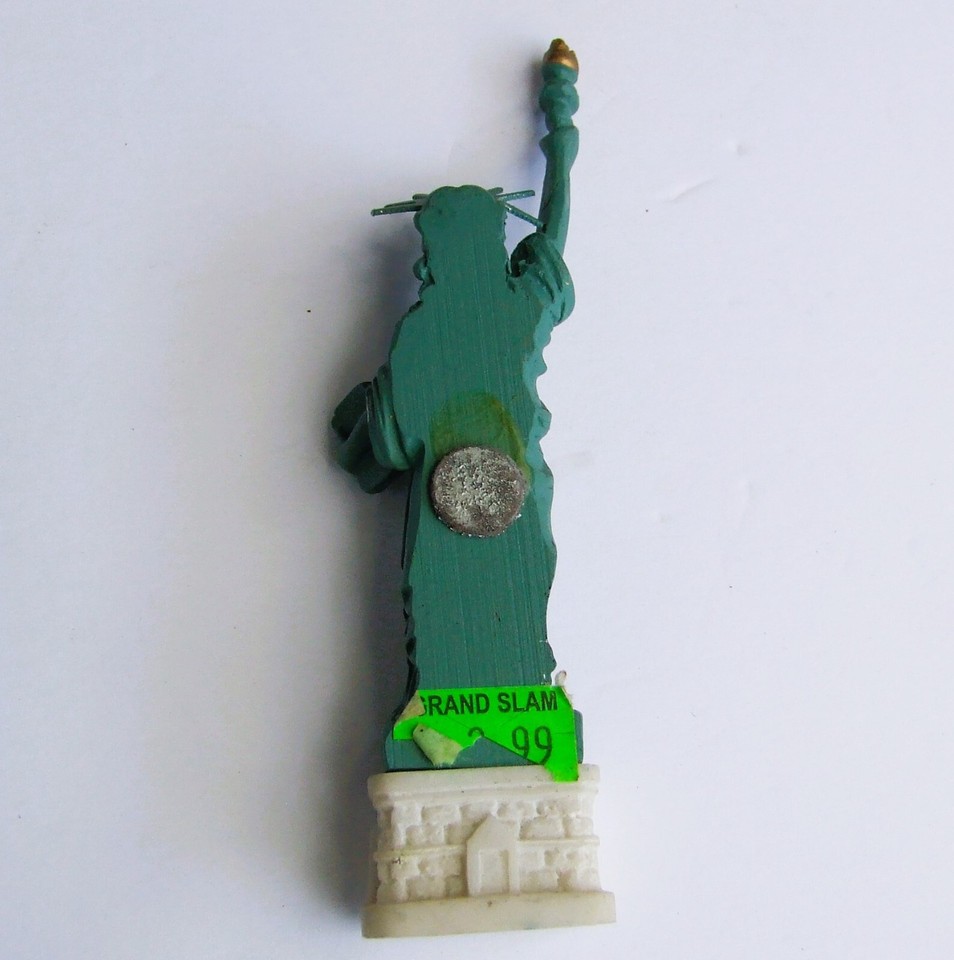Vintage Statue of Liberty New York Resin Large 5" Souvenir Refrigerator