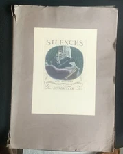 JEAN BRULLER : SILENCES 8 MONOGR.  HANDKOL. ORAD. + SIGN.  OVEN DRAWING.  1937