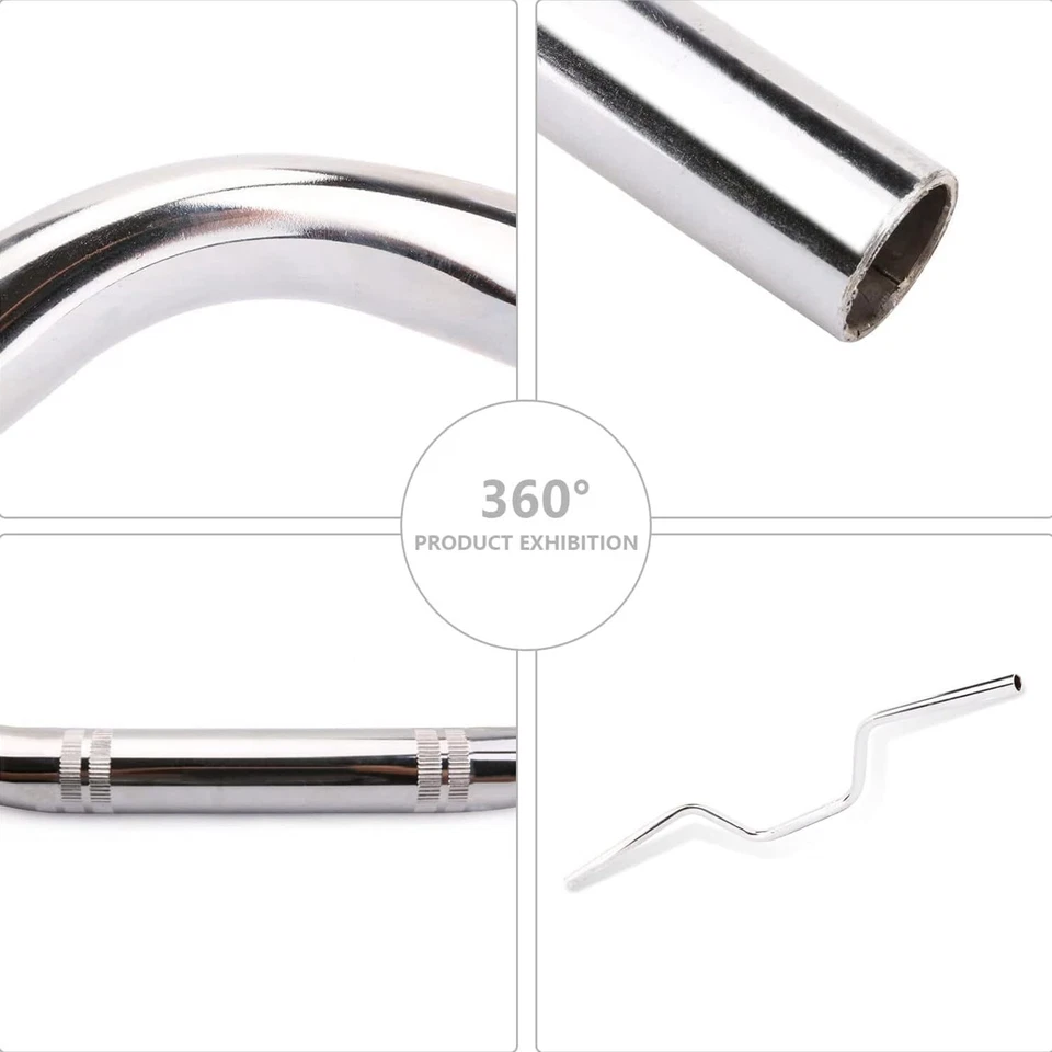 Motorcycle 7/8" Drag Tracker Handle Bar Chrome for Honda Goldwing 1100 GL1100 - Изображение 3 из 4