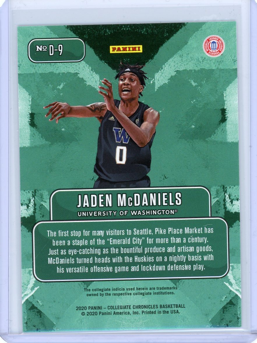2020/21 Panini Prizm Draft Picks Downtown #D-9 Jaden