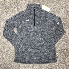 Under Armour Women  s ACC 1/4 Zip Mockneck Long Sleeve Running Heat Gear NWT SZ M