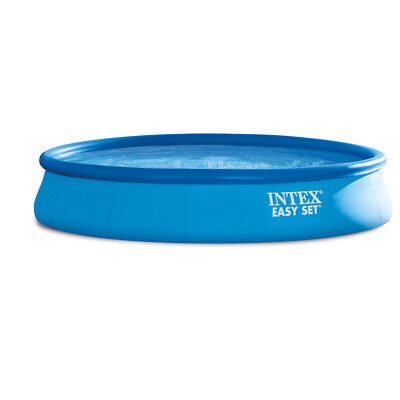 Intex 15 x33  Inflatable Swimming Pool w/ Filter Pump & 15  Pool Cover (2 Pack)