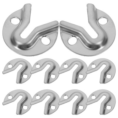  10 Pcs Interlocking Hooks Hanging Accessories Buckles Set Bildhängeschrauben