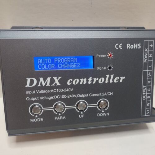 DMX 512 Stage Light Controller Production Module XLR RJ45 Cat 5 100-240V 2A/CH