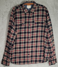 Field Stream Flannel Shirt Men's XXL Multi Color Plaid Long Sleeve Lightweight