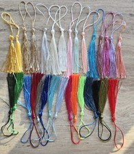 30 Pcs Mixed Colour Tasels 12-13 Cm Long Silk Tassel For Crafts Keyrings set A