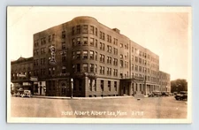 Postcard RPPC Minnesota Albert Lea MN Hotel Cafe 1930s Unposted