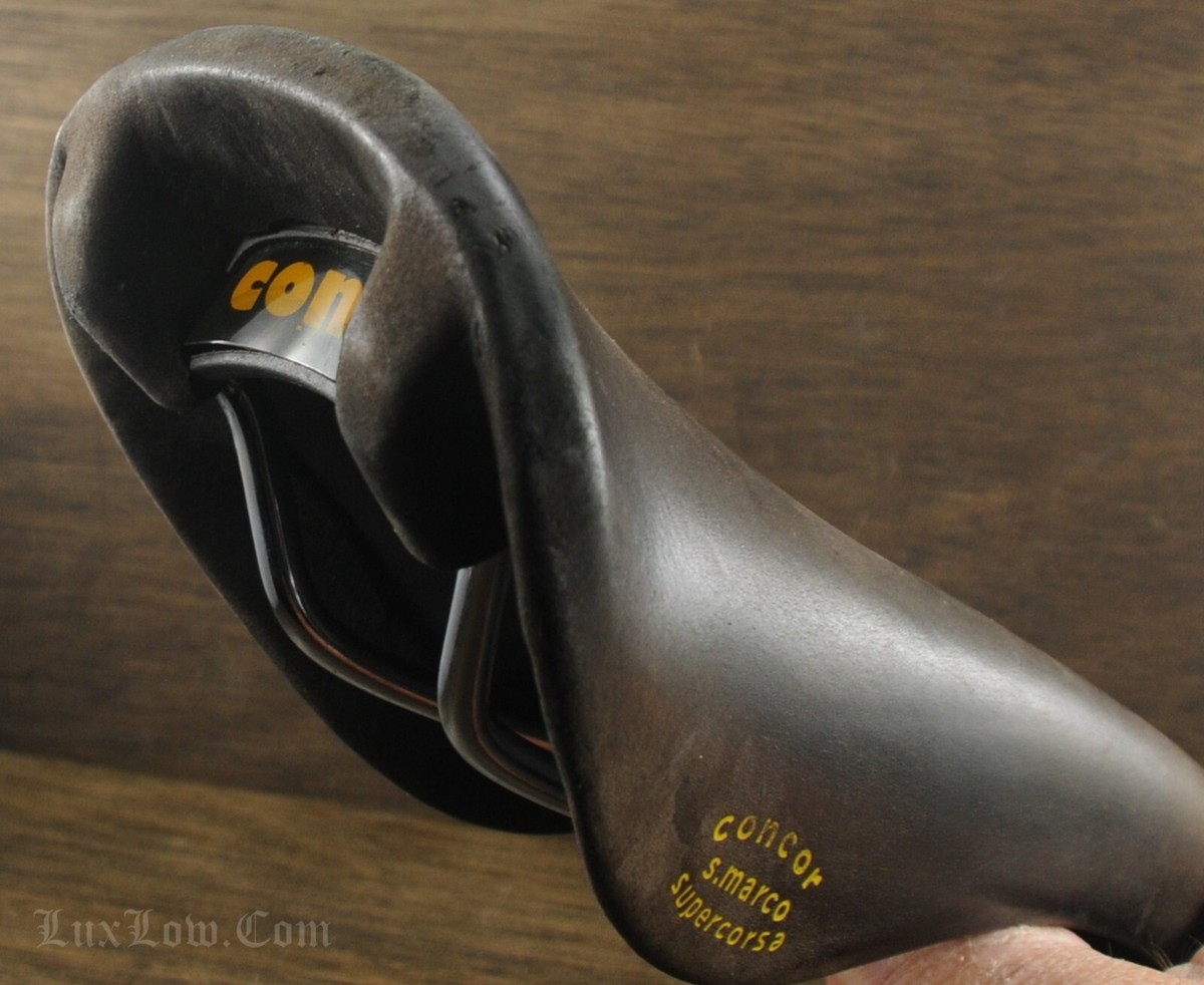 Vintage RoadBike Selle San Marco Concor SADDLE Leather