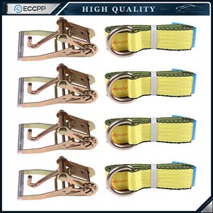 Lasso Wheel Lift Straps 12-Piece With Ratchet & J-Hook For Towing, Tie-Down, Trucks Truck Tie Down Straps 12 Pack - Foto 6