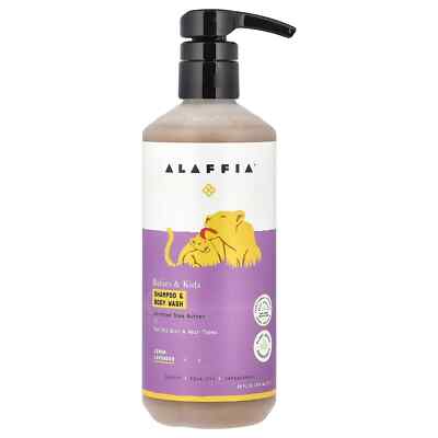 Babies & Kids Shampoo & Body Wash, For All Skin & Hair Types, Lemon Lavender, 16