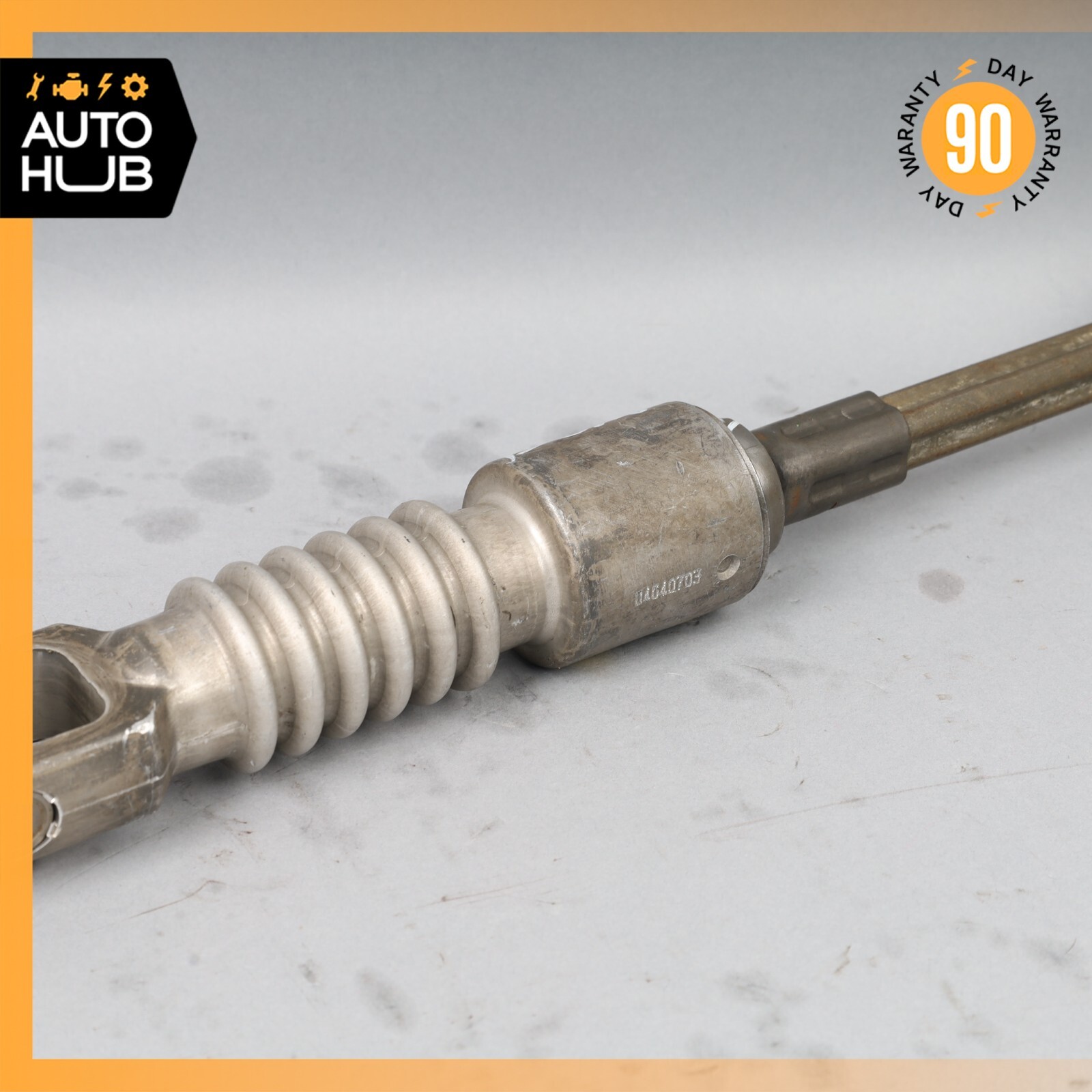 03-12 Bentley Continental GT Lower Steering Coupling Flex Shaft Rod Joint OEM