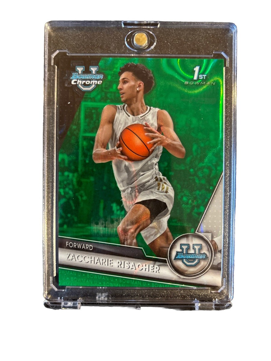 2023-24 Bowman Chrome U University Zaccharie Risacher 1st Green 