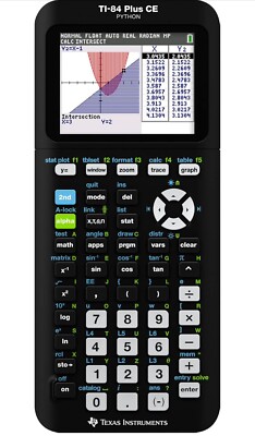 Texas Instruments TI-84 Plus CE Color Enhanced Graphing Calculator , Black