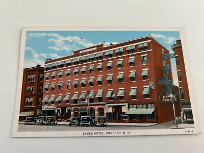 Eagle Hotel Concord New Hampshire Postcard