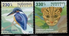 ARMENIA Cat#917-918 Flora and Fauna of Armenia Scott #1200-1201
