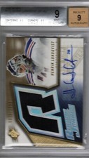 2005-06 UD SPX #173 HENRIK LUNDQVIST JSY AU /1499 BGS9