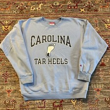 Vintage North Carolina UNC Tar Heels Champion Crewneck Sweatshirt Size Medium