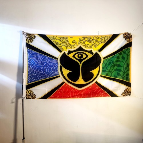 90x150cm Polyester Tomorrowland Flag Music Electronic Dance Music Festival Home