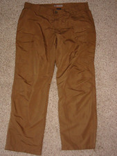 Mens 5.11 Tactical 74439-116 Fast Tac Battle Brown Cargo Pants Size 38x32