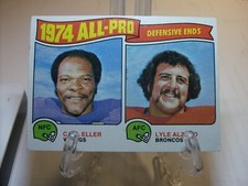1975 Topps Football Card    #216 1974 All-Pro Defensive Ends   (89898)