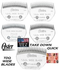 *USA MADE OSTER Cryogen X A5 TDQ TAKE DOWN QUICK T.D.Q.BLADE*Fit Most Clippers