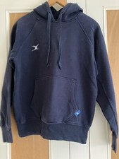 Navy Hooded Sweatshirt Top by Gilbert