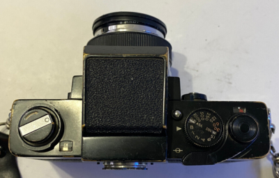 Topcon Super DM 35mm Film Camera Black w/ Topcon RE Auto-Topcor