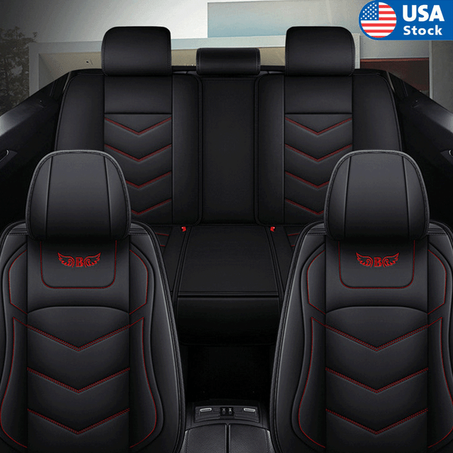 2PCS Pu Leather Car Seat Cover Cushion Fit for Infiniti Q50 QX60 G35