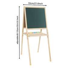 Wood Color Floor Standing Art Easel Easel for Kids Adjustable Standing Art Easel