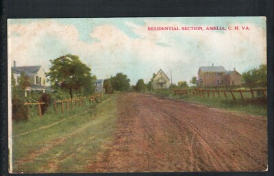 1911  AMELIA C.H., VA *  RESIDENTIAL SECTION of AMELIA COURT HOUSE  * POSTED  DB
