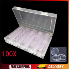 100pcs Münzkapseln Münzkapsel Dosen Gedenkm...