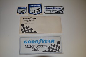 GOODYEAR MOTOR SPORTS CLUB - STICKERS