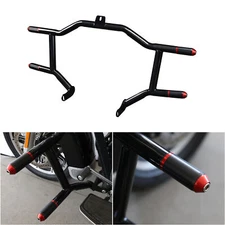 Front Highway Engine Guard Crash Bar For Harley Davidson Touring 09-23 Black Red