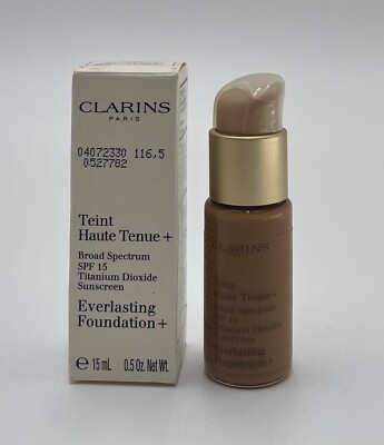 Clarins Teint Haute Tenue Broad Spectrum SPF 15 Everlasting Foundation + 