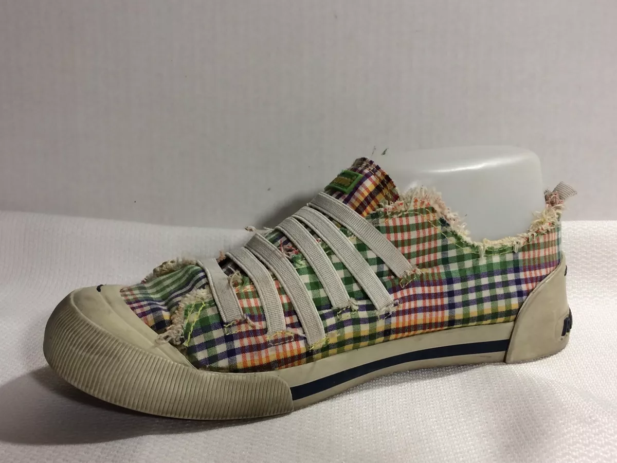 Plaid rocket hotsell dog shoes