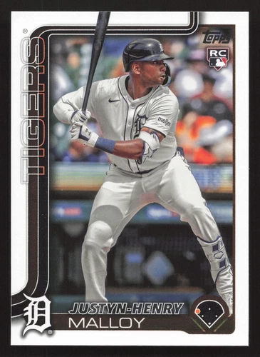 2025 Topps Series 1 #269 Justyn-Henry Malloy RC Rookie Card Detroit Tigers QTY