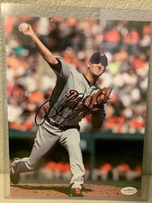 Rick Porcello Signed Detroit Tigers 8x10 Photo JSA