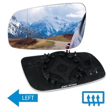 For VW Golf MK4 96-04 Heated Convex Front Wing Mirror Glass Left Passenger Side