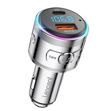 LENCENT Bluetooth Car Adapter, Full Metal Bluetooth 5.3 FM Transmitter with H...