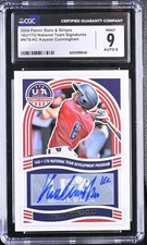 2024 Panini USA Stars & Stripes Kayson Cunningham Auto CGC 9 Diamondbacks