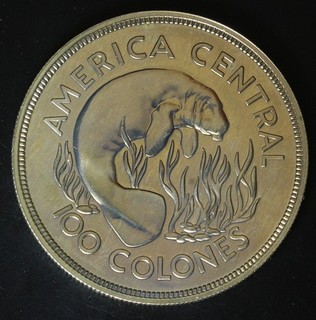 Costa Rica 100 Colones 1974 Plata 0.500 Conservación aUNC 4209