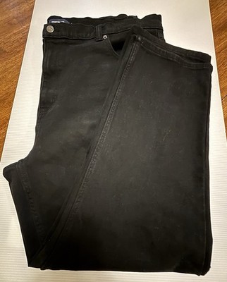Amazon Essentials Men's Straight-Fit Jeans Black 42 X 30