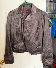 Vintage Diesel  Brown Jacket L Button Front P...